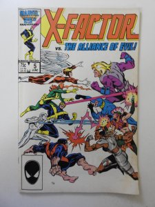 X-Factor #5 (1986) FN/VF Condition! 1st cameo appearance of Apocalypse!