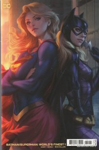 Batman Superman Worlds Finest # 1 Artgerm Variant Cover NM DC 2022 [U5]