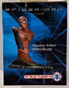 SPIDERMAN Mini Bust by Factory 779/3000 (2002) Gentle Giant Studios