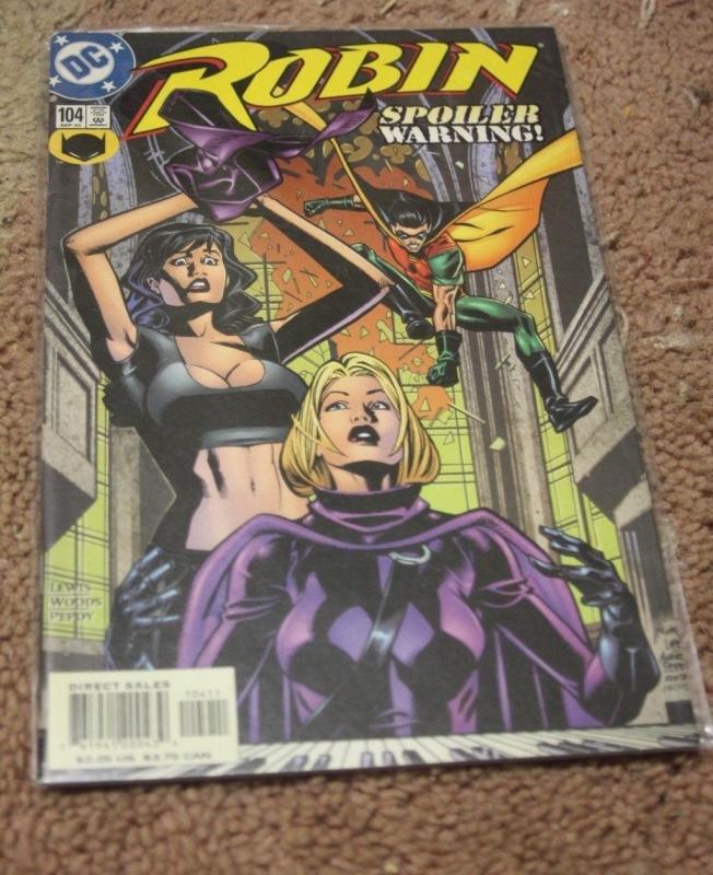 Robin # 104 (Sep 2002, DC) spoiler batman tim drake