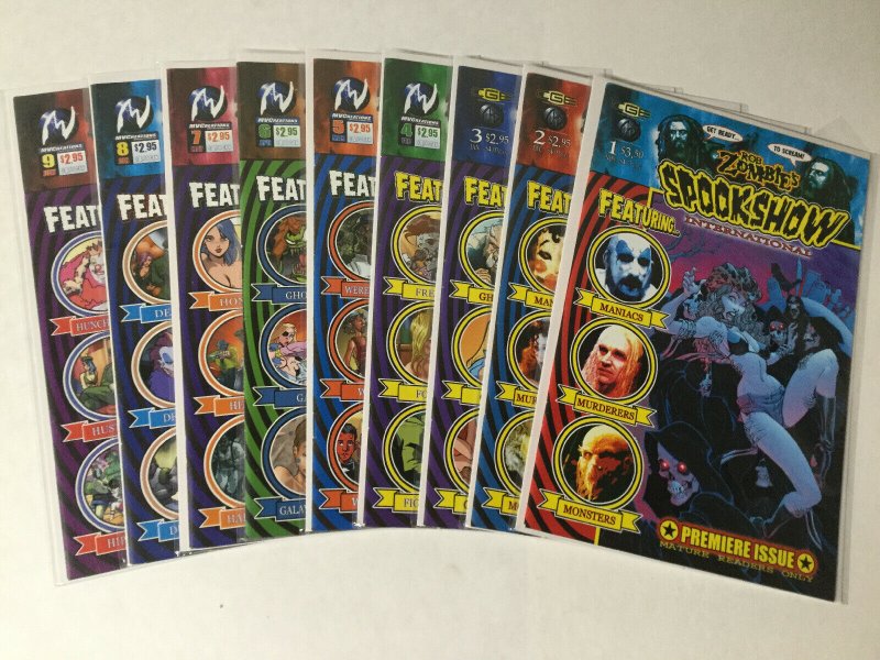 Rob Zombie’s Spookshow International 1-9 1 2 3 4 5 6 7 8 9 Lot Nm Near Mint Cge