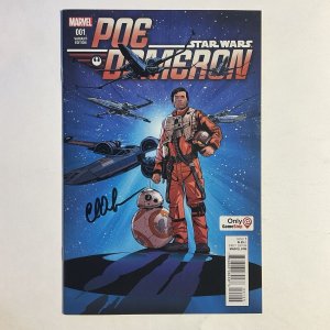 Star Wars Poe Dameron 2016 Signed by Charles Soule Variant Marvel NM near mint