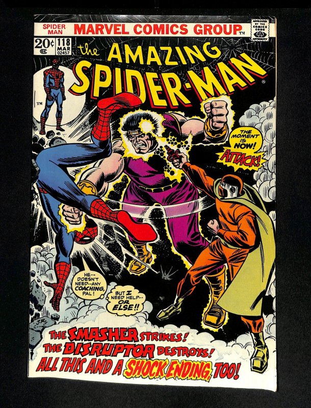 Amazing Spider-Man #118 Death of Smasher! Disruptor Appearance!