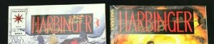 HARBINGER 2PC LOT! SIGNED & NUMBERED!! 1992