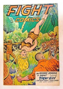 Fight Comics (Fiction House) #52vf Baker, Classic Bondage Cover