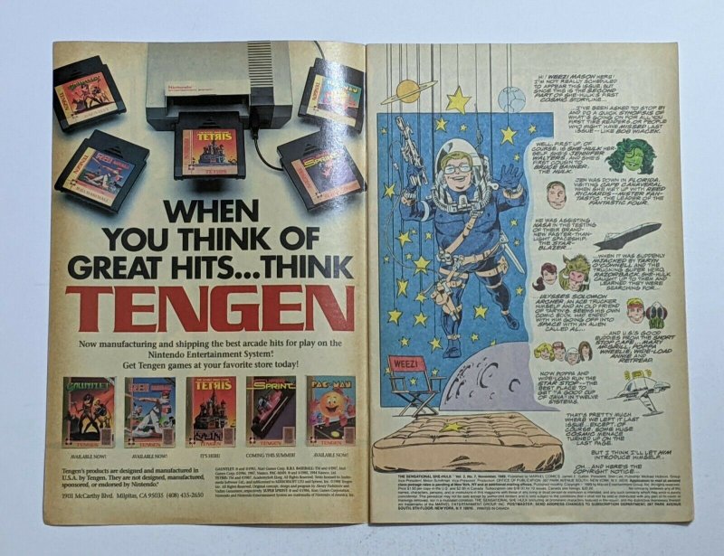 Sensational She-Hulk #7 (Nov 1989, Marvel) FN+ 6.5 Razorback & Xemnu appearance