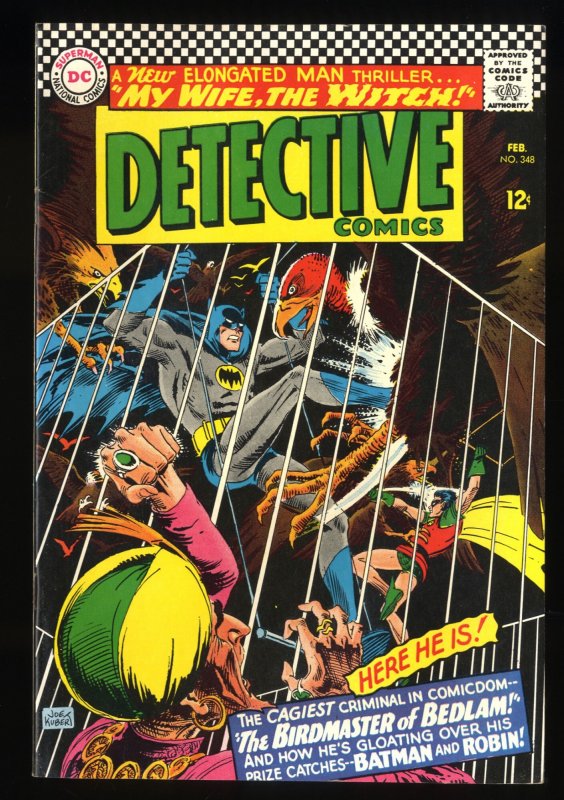 Detective Comics #348 VF 8.0 White Pages Kubert Cover Art!
