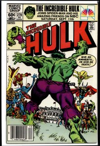 The Incredible Hulk #278 (1982) Hulk