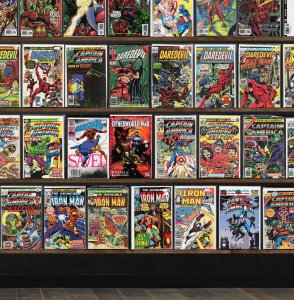 Huge Lot 140+ Comics with Captain America, Daredevil, Cable, Iron Man & More!