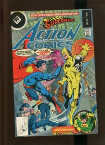 ACTION COMICS #488 (7.0)FN/VF SUPERMAN BATTLES MICROWAVE MAN!! 1978