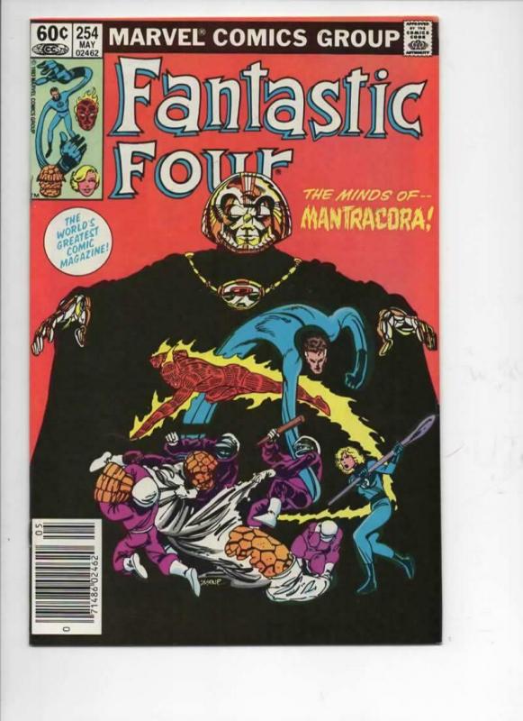 FANTASTIC FOUR #254, NM-, John Bryne, 1983, Thing, Mantraco, w/UPC code