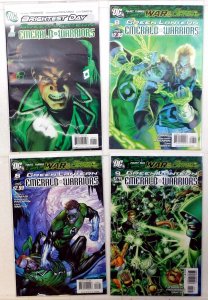 Green Lantern Emerald Warriors Lot of 4 #1, 8, 8 B, 9 2011 DC 1st Print Comics