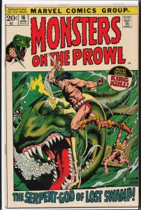 Monsters on the Prowl #16 (1972) Kull [Key Issue]