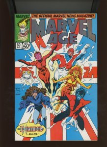 (1988) Marvel Age #60: COPPER AGE! KEY ISSUE! WE COMBINE SHIPPING! (9.0/9.2)
