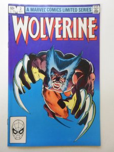 Wolverine #2 (1982) Famed Frank Miller Series! Beautiful VF- Condition!