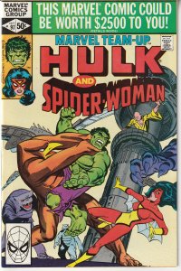 Marvel Team Up # 92   Hulk and Spider Woman