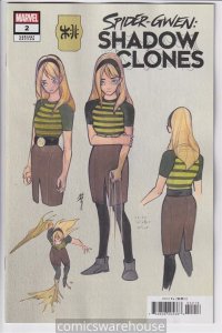 SPIDER-GWEN SHADOW CLONES (2022 MARVEL) #2 VARIANT 1:10 MOMOKO DESIGN NM X07716