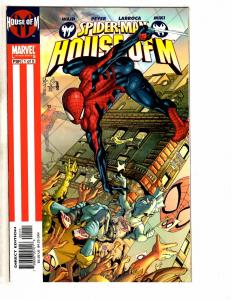 Lot Of 7 Marvel Comics Spider-Man Breakout 1 2 3 4 Team Up 5 House Of M 1 2 TW61