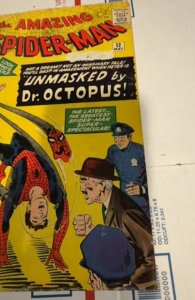The Amazing Spider-Man #12 (1964)unmasked by Doc Ock see descrition