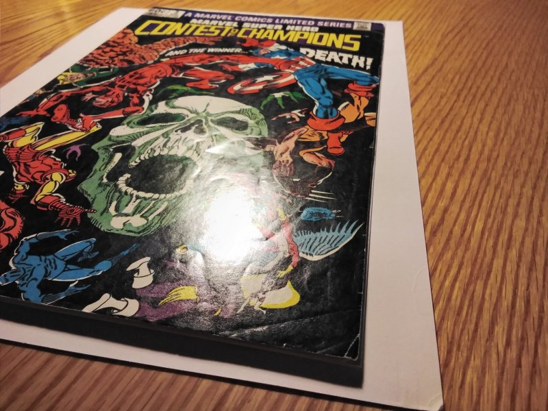 Contest of Champions #3 Newsstand Edition (1982) Avengers Daredevil Wolverine