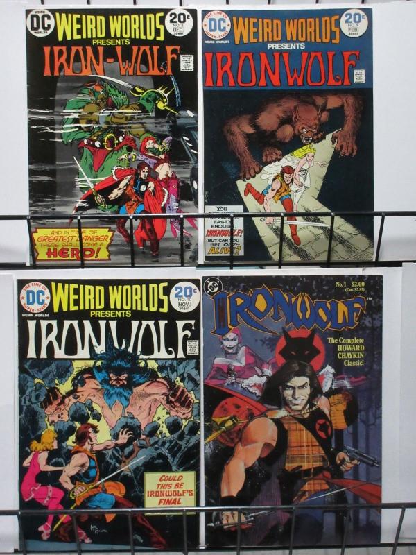 HOWARD CHAYKIN'S IRONWOLF COLLECTION! (DC,1972) 4 BOOKS, FINE/+ See Description 