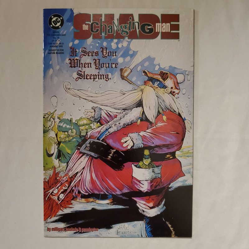 Shade the Changing Man 19 Near Mint- Painted cover by Jamie Hewlett