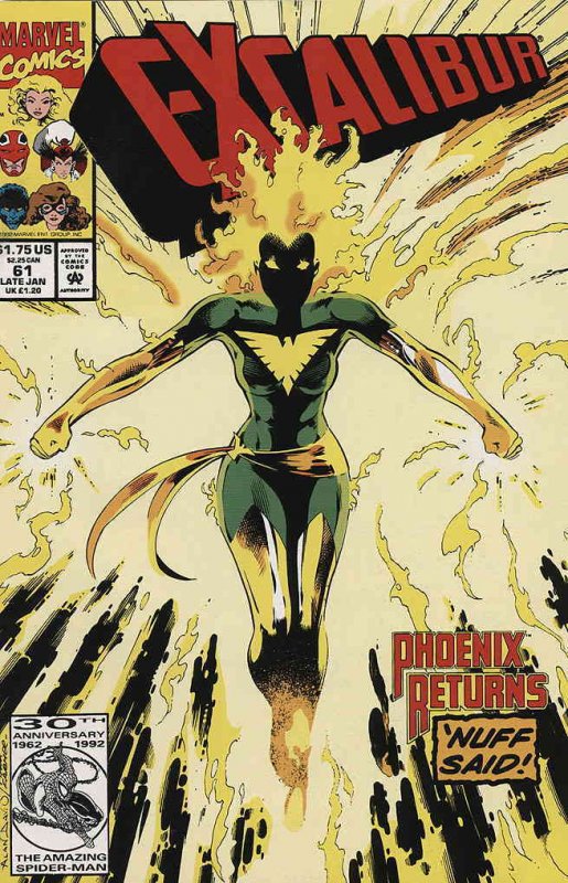 Excalibur #61 FN ; Marvel | Alan Davis Phoenix
