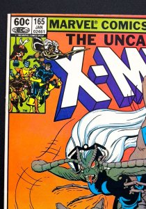 The Uncanny X-Men #165 (1983) Newsstand [KEY] Death of Corsair - VF+/NM