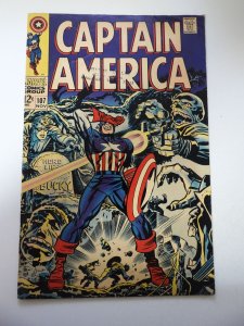 Captain America #107 (1968) 1st App of Doctor Faustus! VG Condition ink stamps