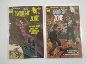 Twilight Zone #68+73 6.0 FN (1976 Whitman)