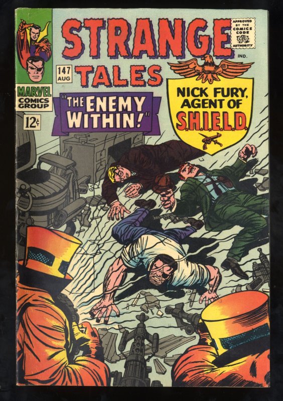 Strange Tales #147 FN 6.0 White Pages