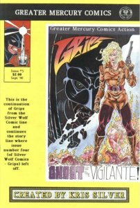 Greater Mercury Comics Action #5 Grips Sept 1990 (FN Price Sticker on Cover)
