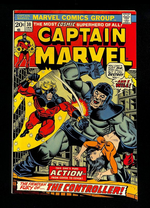 Captain Marvel (1968) #30 Controller!