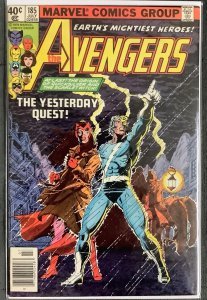 The Avengers #185 Newsstand Edition (1979, Marvel) Origin Scarlet Witch. VF+