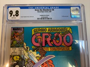 Groo (1985) # 6 (CGC 9.8 WP) Canadian Price Variants CPV | Only One In Census=1