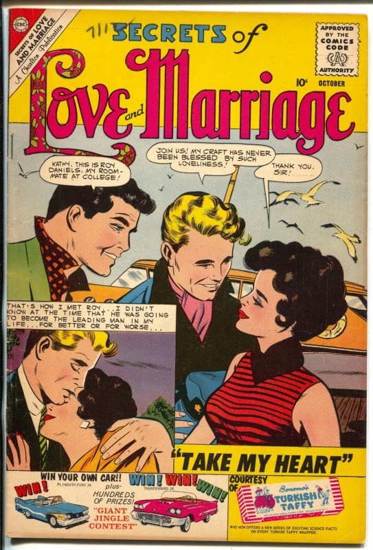 Secrets of Love And Marriage Vol. 2 #21 1960-Charlton-bride story-nice art-FN/VF