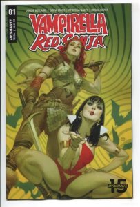 VAMPIRELLA RED SONJA (2019 DYNAMITE) #1 VARIANT CVR B TEDESCO