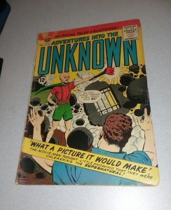 Adventures into the Unknown (ACG) #144 silver age 1963 horror scifi comics movie