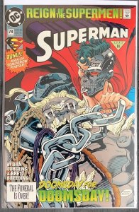 Superman #78 Standard Edition - Direct (1993)  NM+