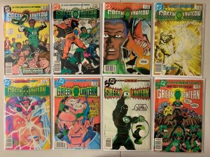 Green Lantern and GL Corps lot #145-224 last issue, ns 42 diff avg 5.0 (1981-88)