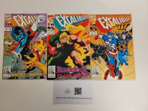 3 Excalibur Marvel Comic Books #59 60 62 110 TJ9
