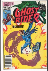 Ghost Rider #78 Canadian Variant (1983) Ghost Rider