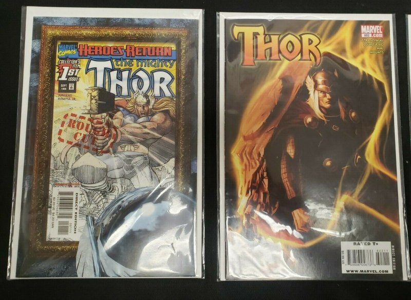 THOR 4PC (VF/NM) THOR #602-603, SON OF ASGARD, HEROES RETURN ROUGH CUT 1998-2009