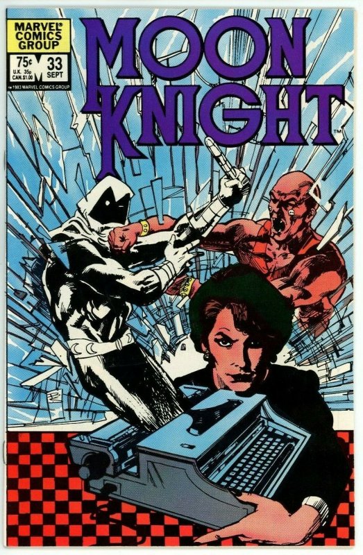 Moon Knight #33 (1980) - 9.0 VF/NM *Exploding Myths*