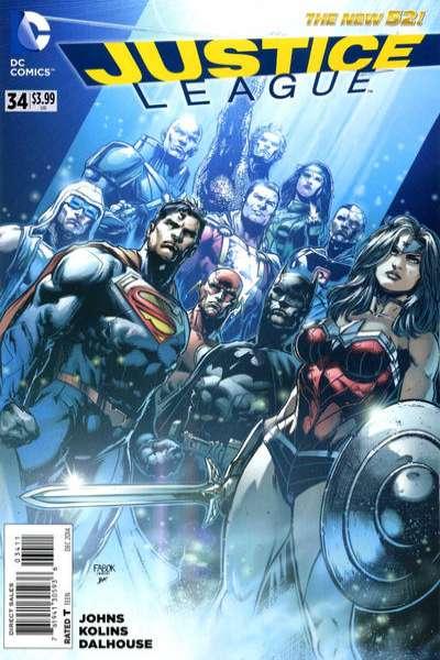 Justice League (2011 series) #34, NM + (Stock photo)