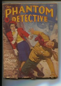 Phantom Detective 5/1947-Angel of Death Robert Wallace-Rudolph Belarski cov...