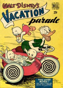 Walt Disney's Vacation Parade #1 GD ; Dell | low grade comic 1950 Donald Duck