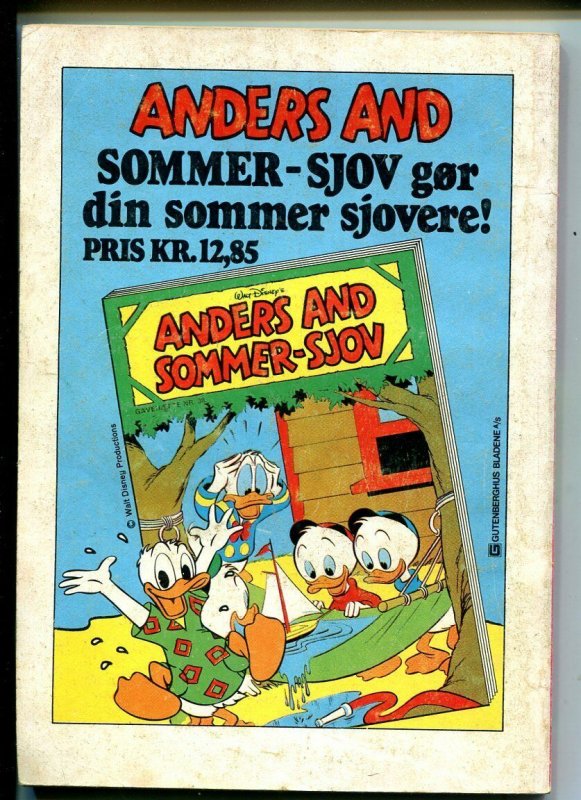 Onkel Joakim #16 1981-Disney-Danish-Uncle Scrooge-Carl Barks-Mickey Mouse-VG