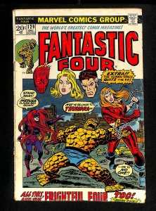 Fantastic Four #129 VG- 3.5 1st Thundra!