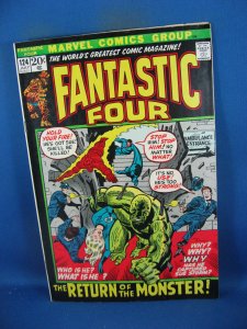 FANTASTIC FOUR 124  F+  MARVEL 1972